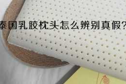 泰國乳膠枕頭怎麼辨別真假？